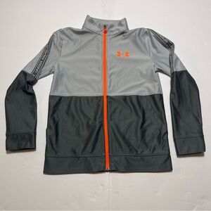 Under Armour Prototype Track Jacket Youth Size Medium Full Zip Heatgear